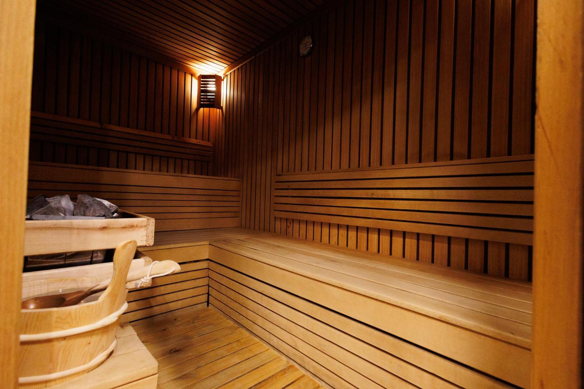 Lucky Bansko Aparthotel Spa & Relax Ngoại thất bức ảnh A Finnish sauna